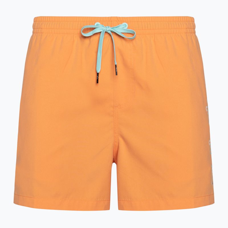 Men's Quiksilver Behind Waves tangerine swim shorts