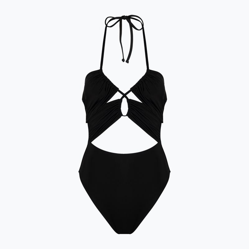 Women's one-piece swimsuit Billabong Sol Searcher black pebble