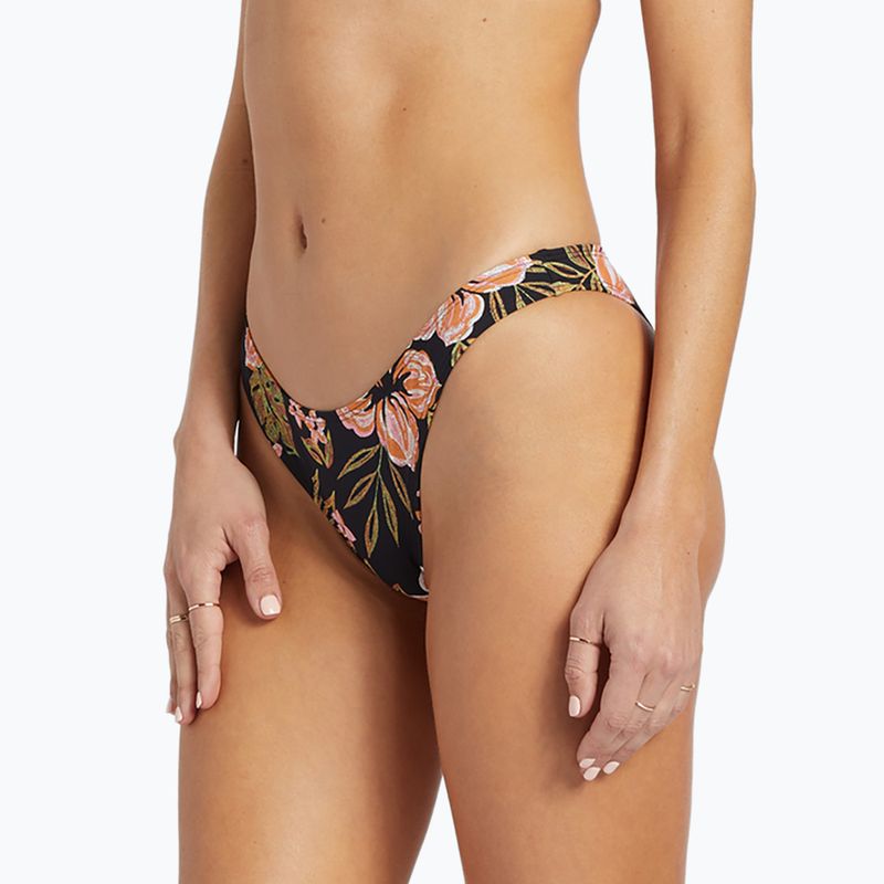 Billabong Hooked On Tropics black pebble swimsuit bottom 6