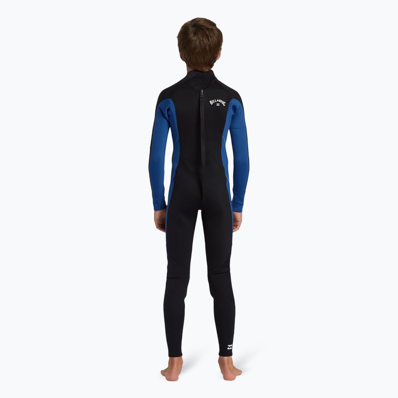 Billabong children's wetsuit 3/2 mm Foil BZ FL mid blue 2