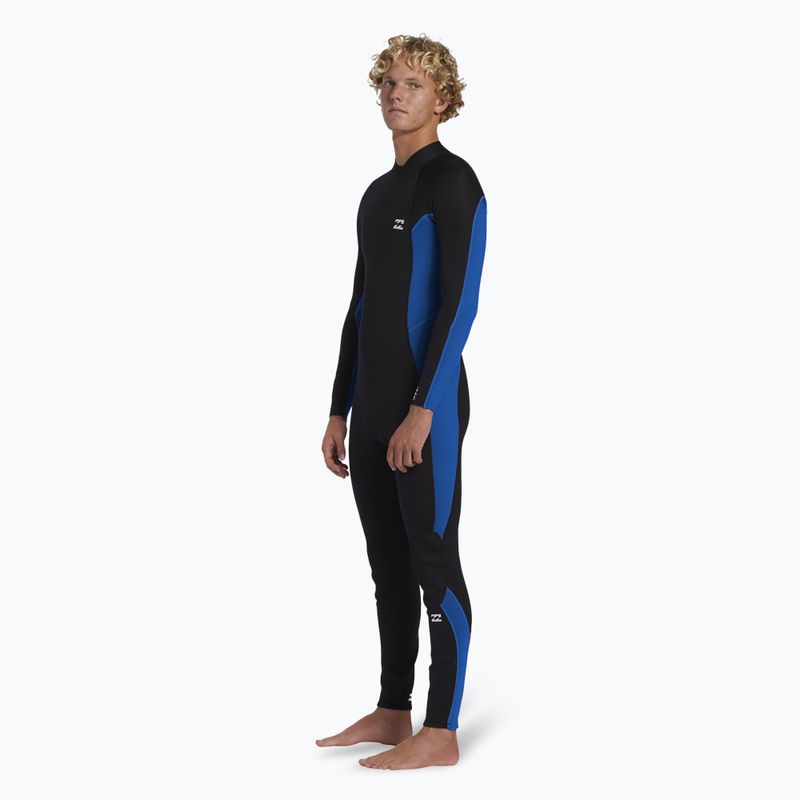 Men's Billabong 3/2 Foil BZ FL mid blue wetsuit 2