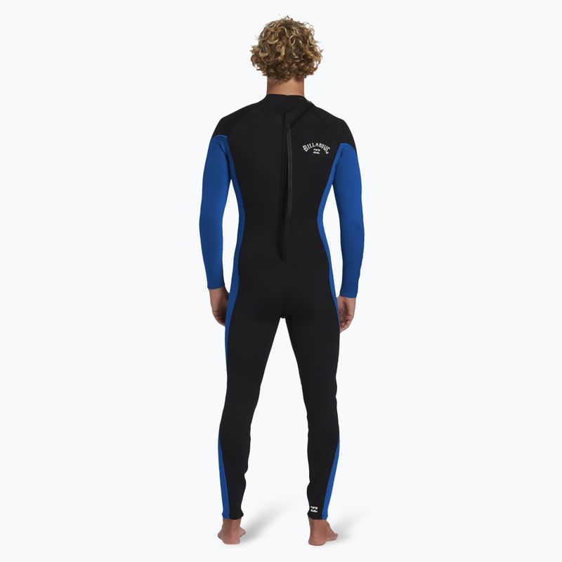 Men's Billabong 3/2 Foil BZ FL mid blue wetsuit 3