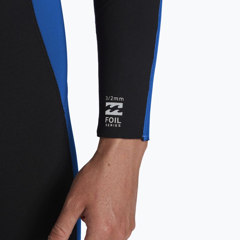 Men's Billabong 3/2 Foil BZ FL mid blue wetsuit 5