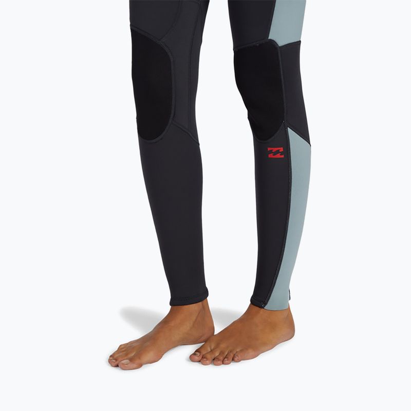 Women's wetsuit Billabong 3/2 mm Foil Back Zip washed black 7
