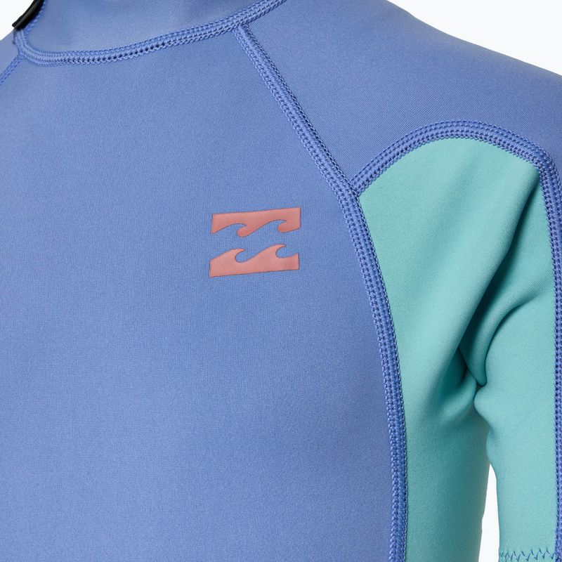 Children's Billabong 2 mm Foil BZ Spring cosmic blue wetsuit 4