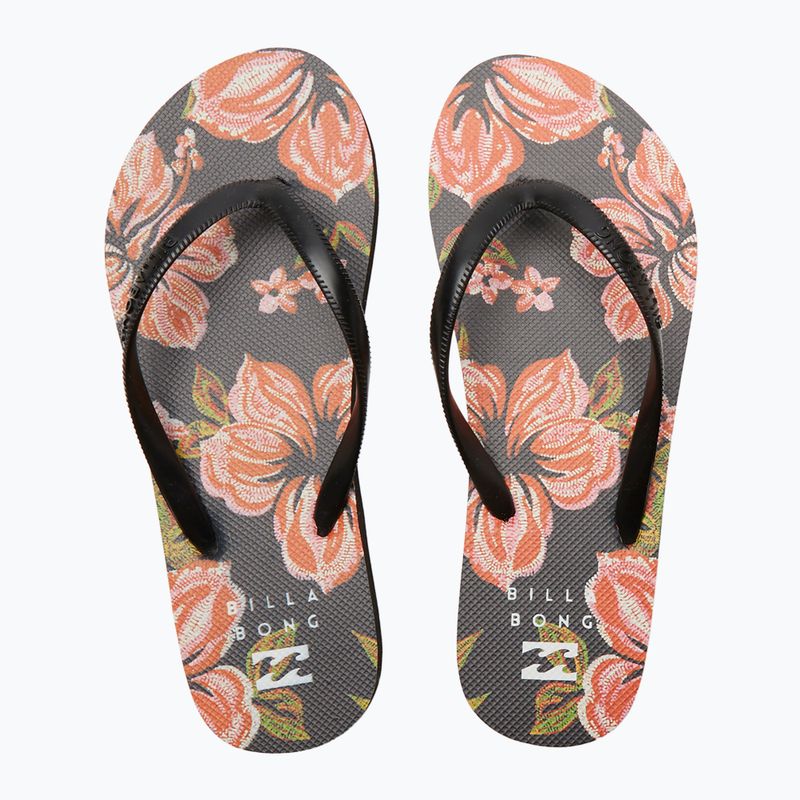 Women's Billabong Dama black pebble 2 flip flops 4