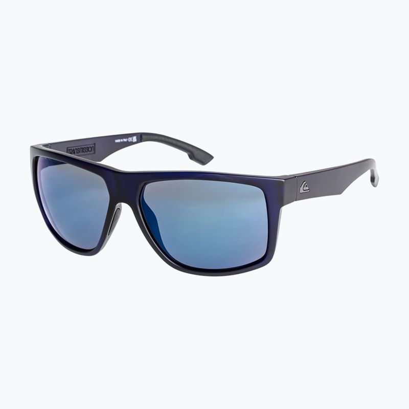 Quiksilver men's Transmission navy flash blue sunglasses 5