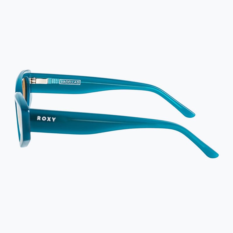 Women's Roxy Vadella shiny aqua/orange sunglasses 4