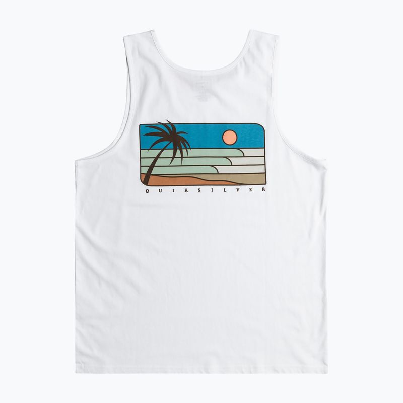 Quiksilver men's Line Up Tank top white 2