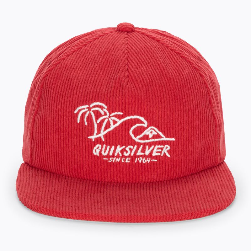 Men's Quiksilver Cord Stretcher high risk red baseball cap 2