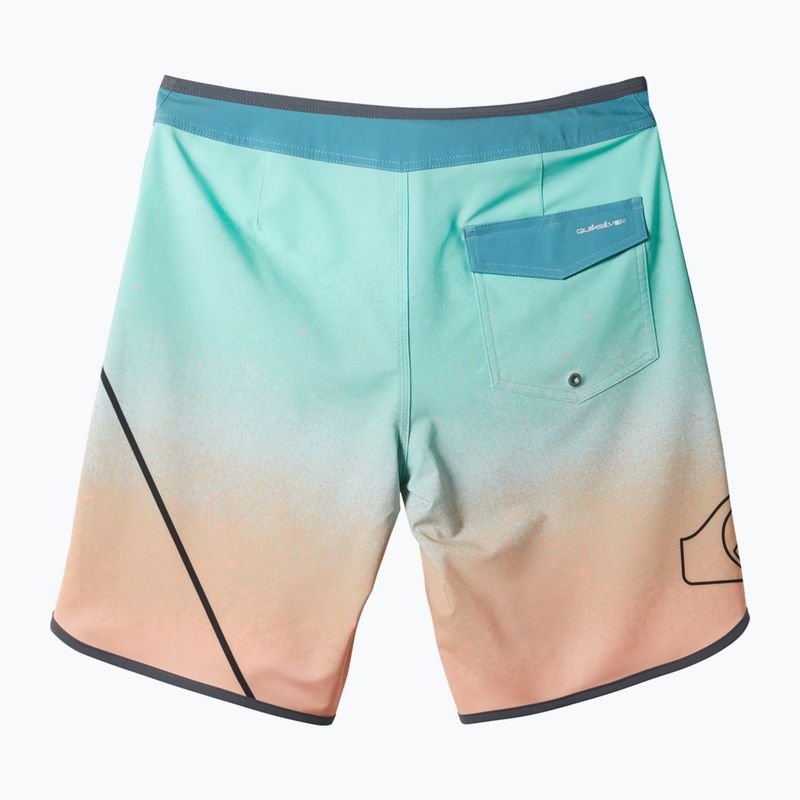 Men's Quiksilver Surfsilk New Wave 20 papaya punch swim shorts 2