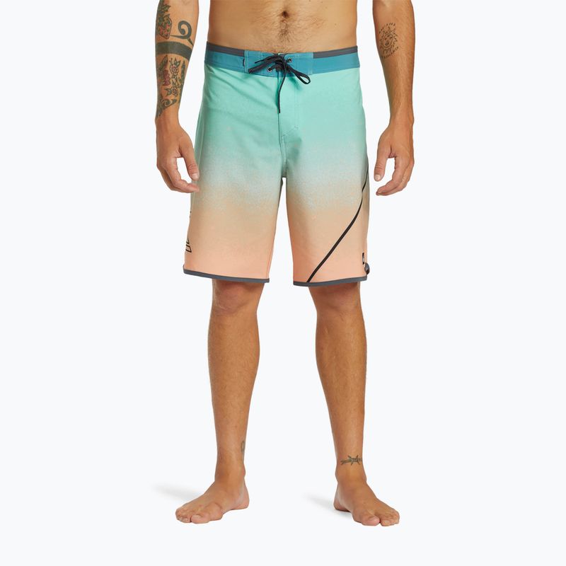 Men's Quiksilver Surfsilk New Wave 20 papaya punch swim shorts 3