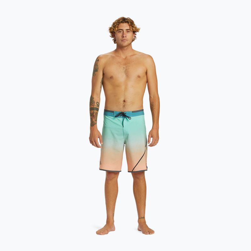 Men's Quiksilver Surfsilk New Wave 20 papaya punch swim shorts 4