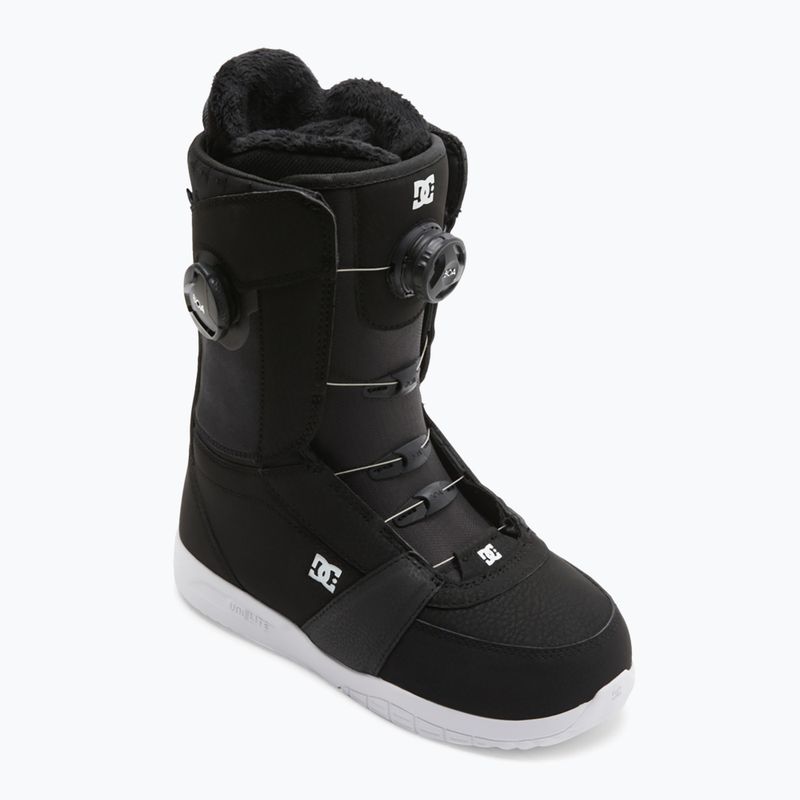 Women's snowboard boots DC Lotus black/white/black 6