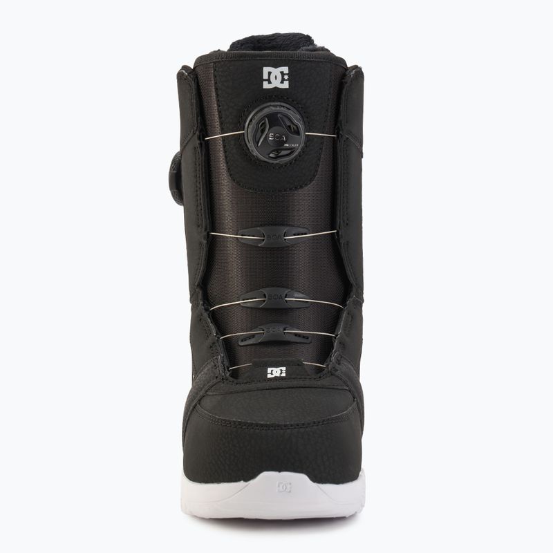 Women's snowboard boots DC Lotus black/white/black 3