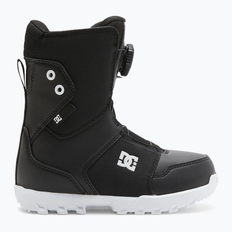 Children's snowboard boots DC Youth Scout black/black/white 2