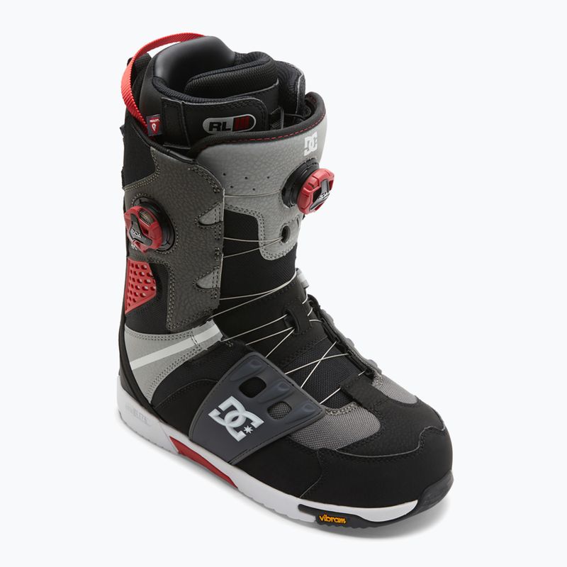 Men's snowboard boots DC Phantom black/grey/red