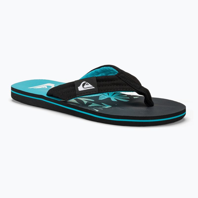 Men's Quiksilver Molokai Layback II flip flops blue / black / blue
