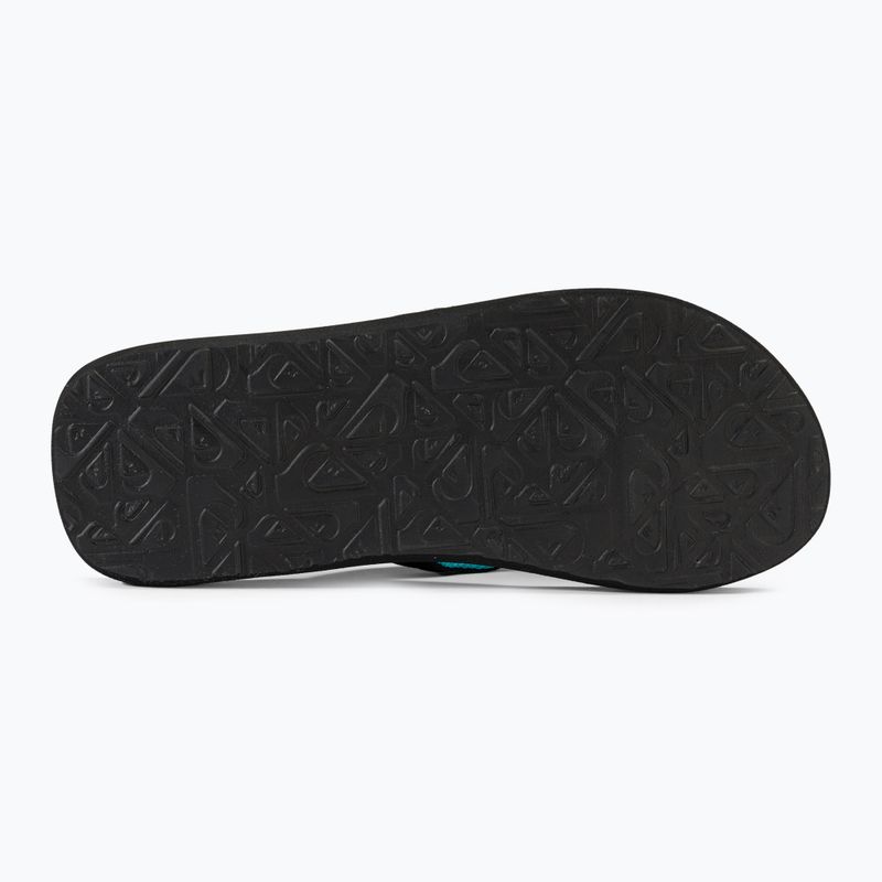 Men's Quiksilver Molokai Layback II flip flops blue / black / blue 4