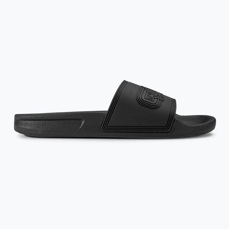 Quiksilver men's Rivi Wordmark Slide II slides black 4 2