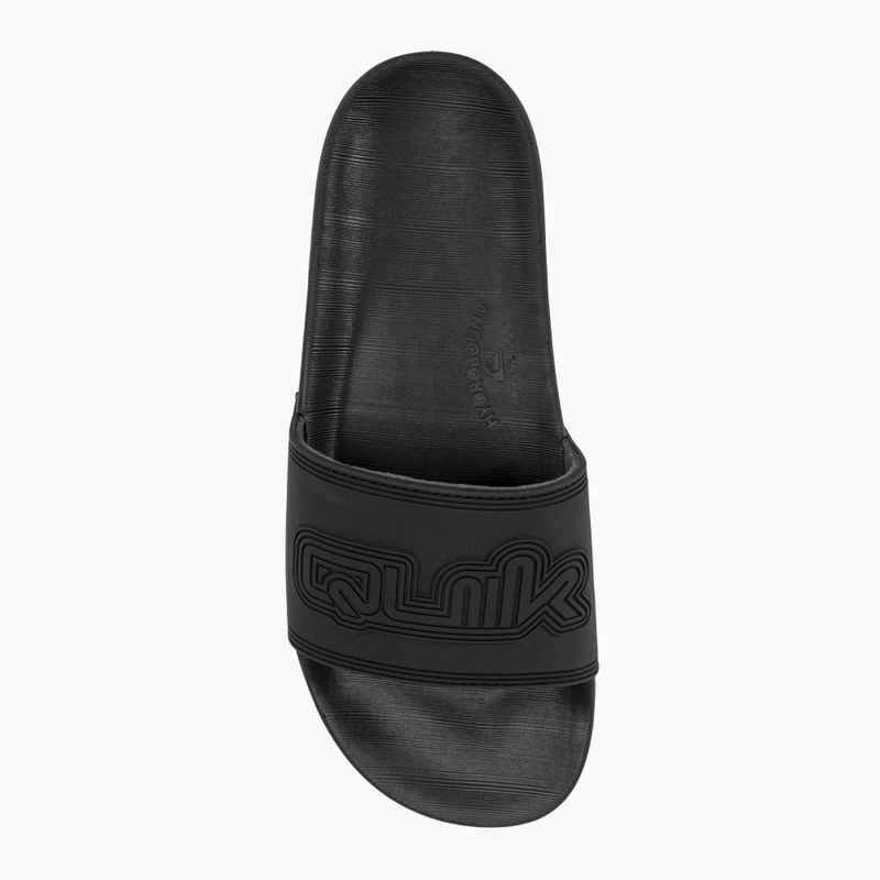 Quiksilver men's Rivi Wordmark Slide II slides black 4 5