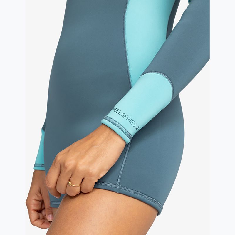 ROXY Women's Swim Foam 2.0 Swell Series Back Zip starglazer 7