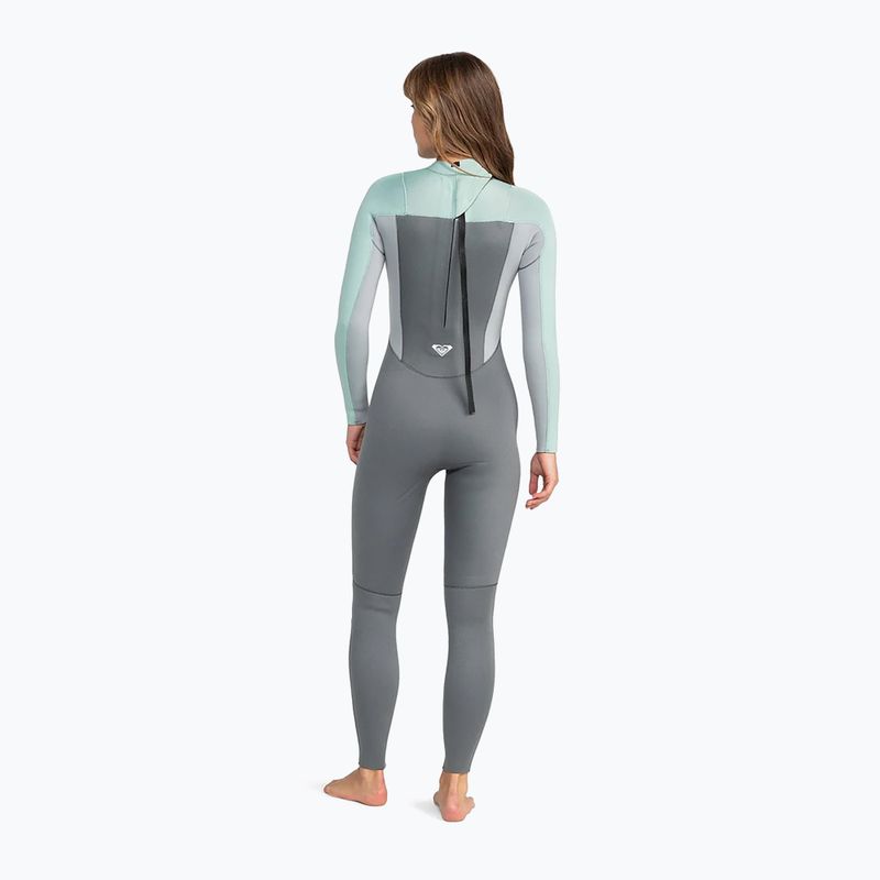 Women's swimming wetsuit ROXY 4/3 mm Prologue Back Zip GBS Wetsuit ice green 2
