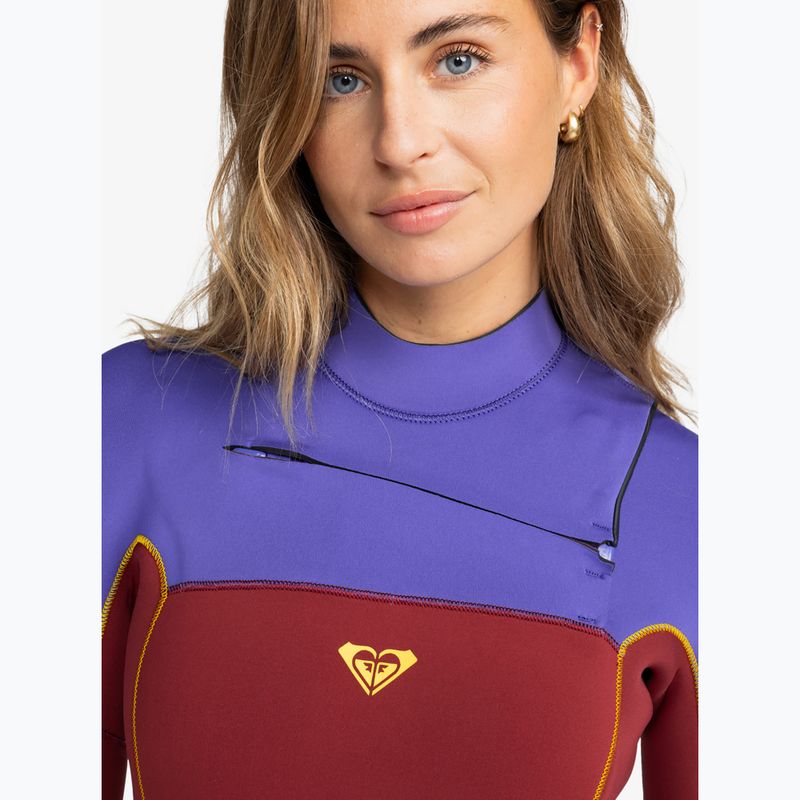 Women's wetsuit ROXY 4/3 Rise Chest Zip GBS pomegranate 5