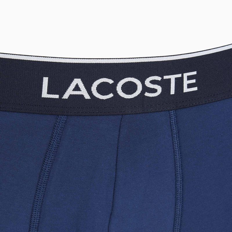 Lacoste boxer shorts 5H3389 W64 3 pairs navy blue/red methylene 4