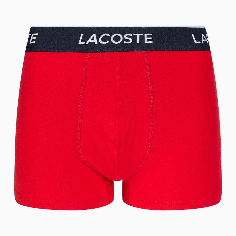 Lacoste boxer shorts 5H3389 W64 3 pairs navy blue/red methylene 5