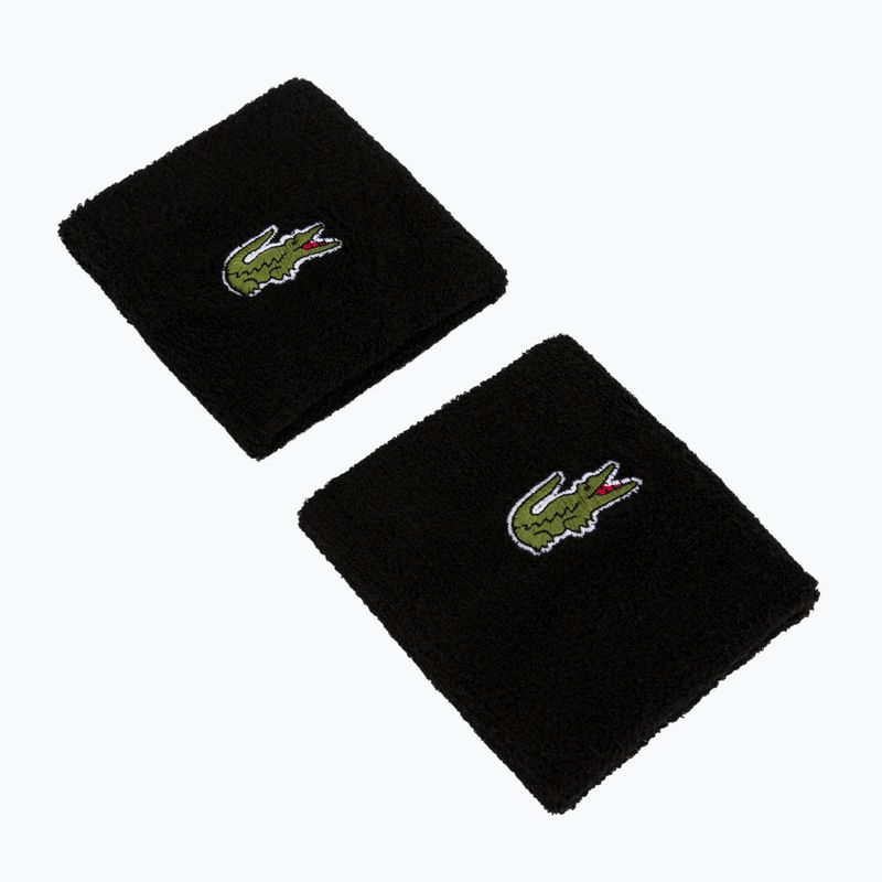 Lacoste wrist wraps 2 pcs black RL9272