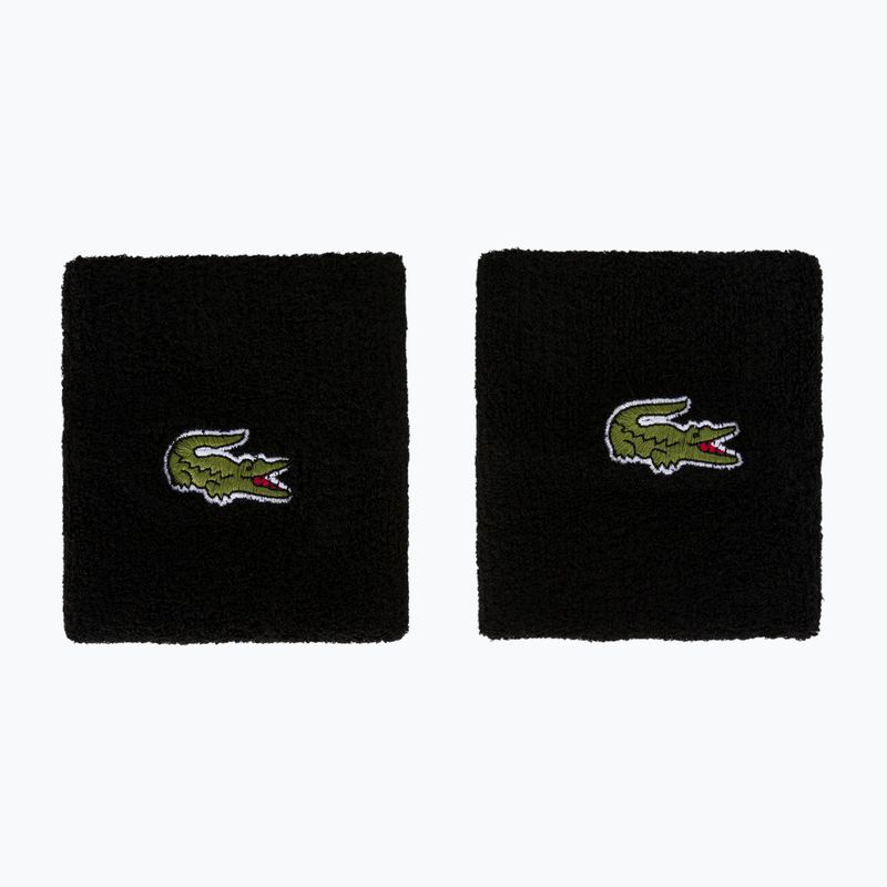 Lacoste wrist wraps 2 pcs black RL9272 2