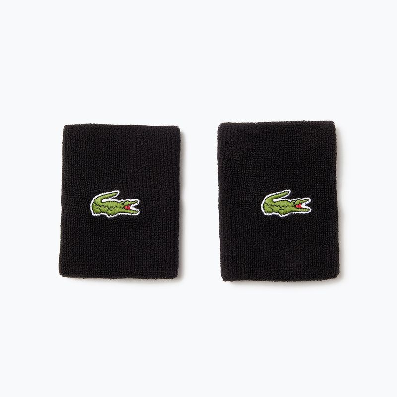 Lacoste wrist wraps 2 pcs black RL9272 3
