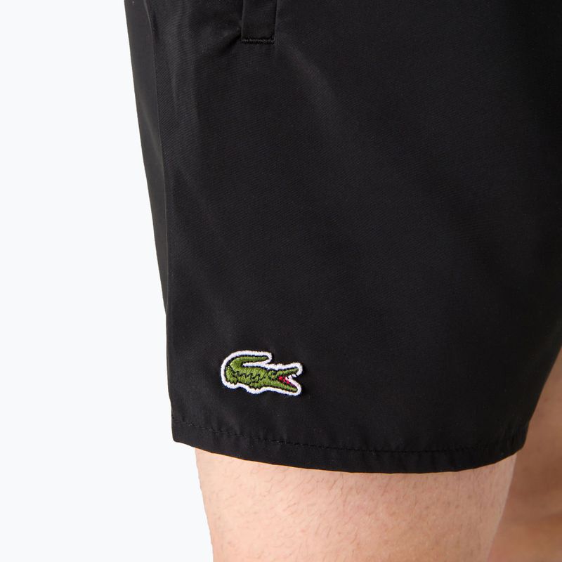 Lacoste men's swim shorts black MH6270 4