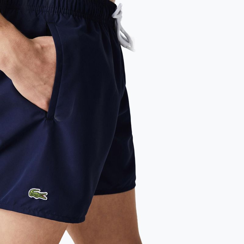 Men's Lacoste swim shorts navy blue MH6270 4