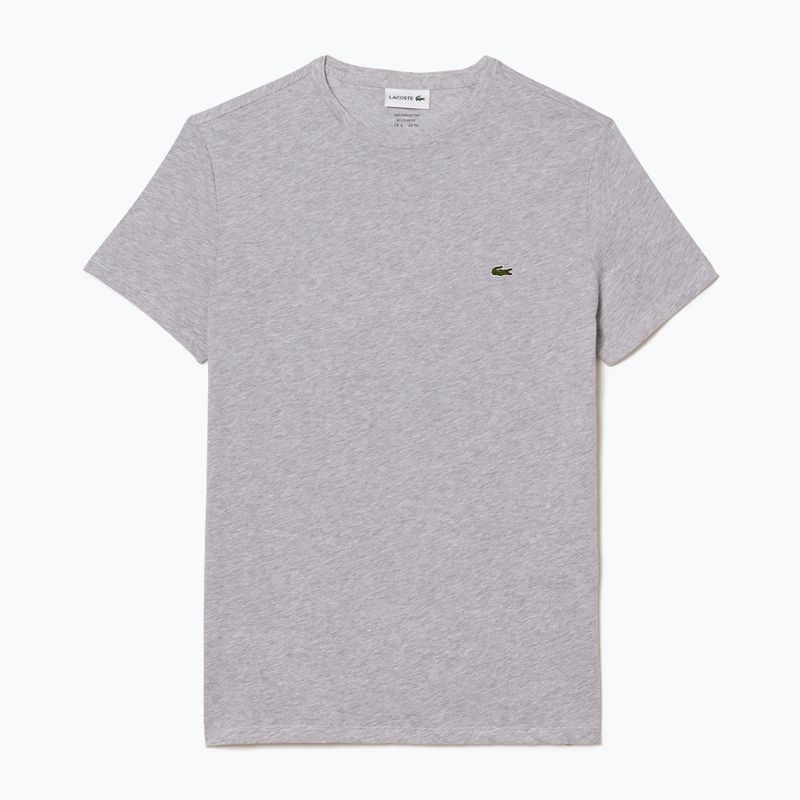 Lacoste men's t-shirt TH6709 silver chine 4