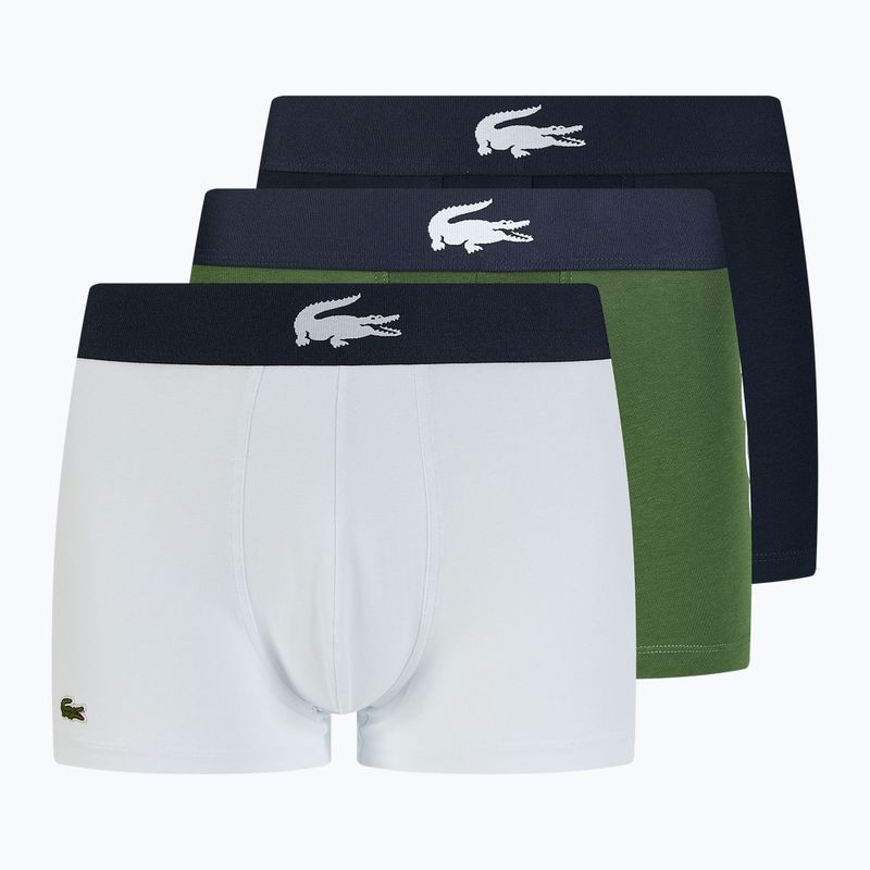 Lacoste boxer shorts 5H1803 P52 3 pairs thyme/navy blue/white