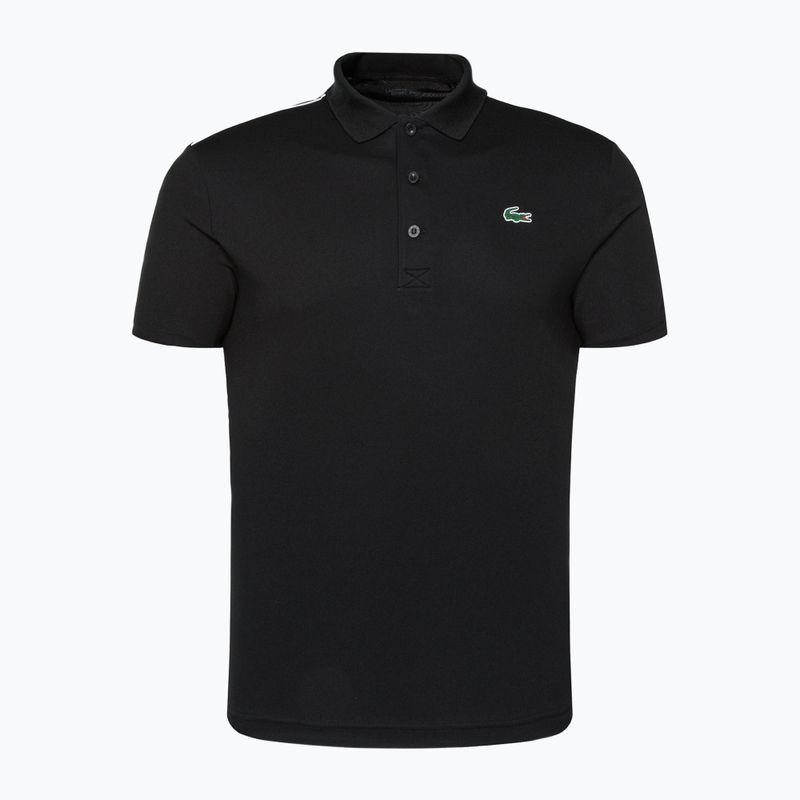 Lacoste men's tennis polo shirt black DH2094