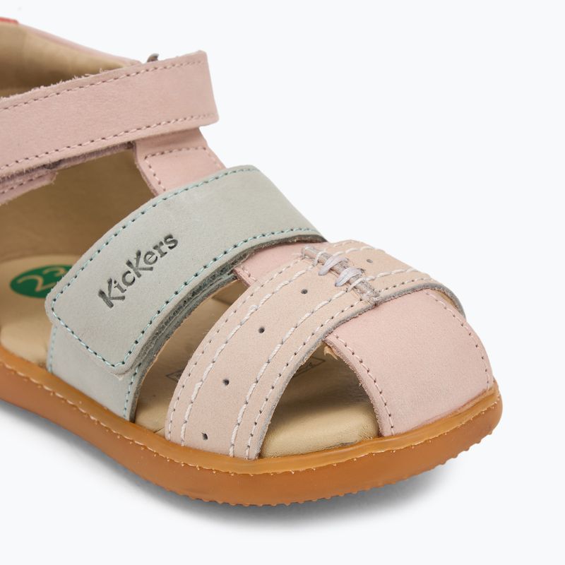 Kickers Kick Bazar light pink/multicolor children's sandals 7