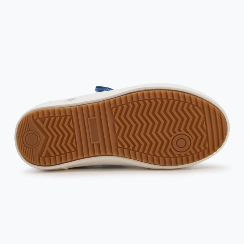 Kickers Kickgoldi blue etoile children's trainers 4
