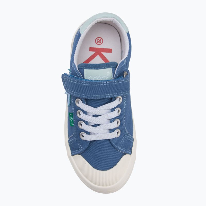 Kickers Kickgoldi blue etoile children's trainers 5
