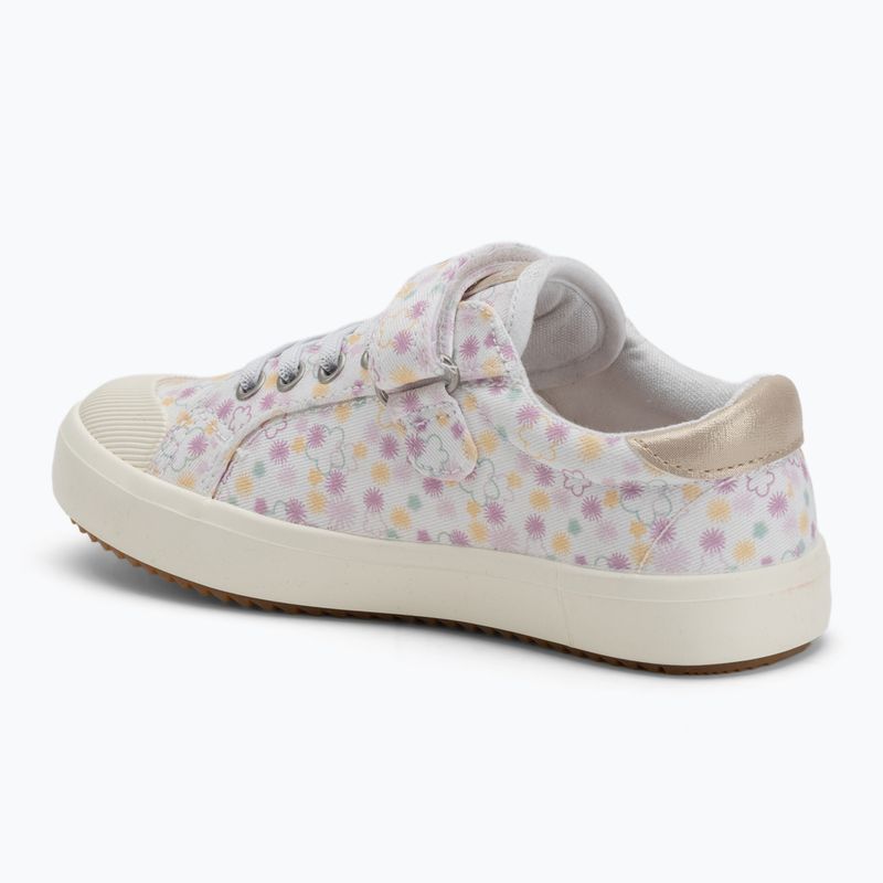 Kickers Kickgoldi white/print festi summer children's trainers 3