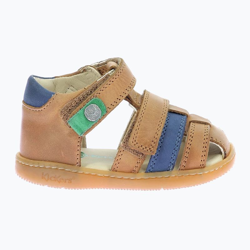 Kickers Kick Pod camel/navy children's sandals 2
