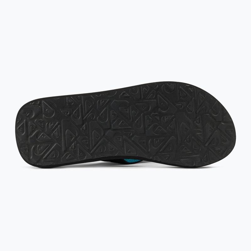 Men's Quiksilver Molokai Layback II flip flops white / black / blue 4