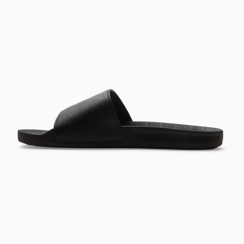 Quiksilver men's Rivi Nubuck Slide slides black 1 3