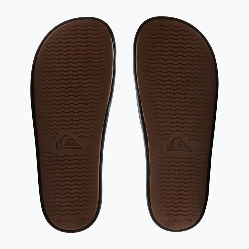 Quiksilver men's Rivi Nubuck Slide slides black 1 5
