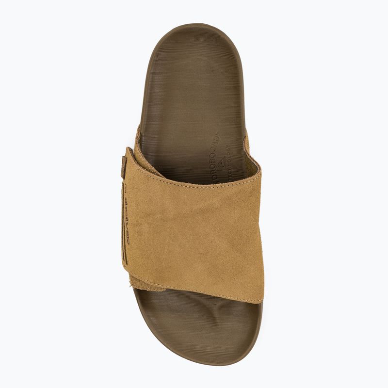 Quiksilver Rivi Suede men's slides tan 1 5