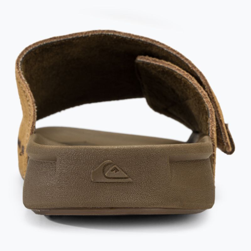 Quiksilver Rivi Suede men's slides tan 1 6