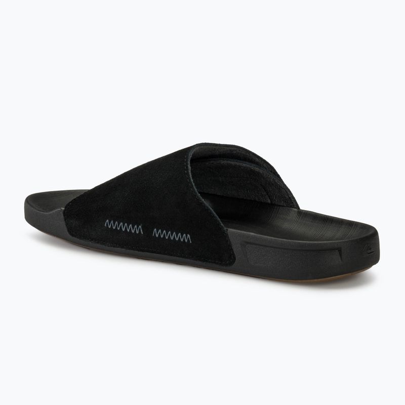 Quiksilver Rivi Suede men's slides black 1 3