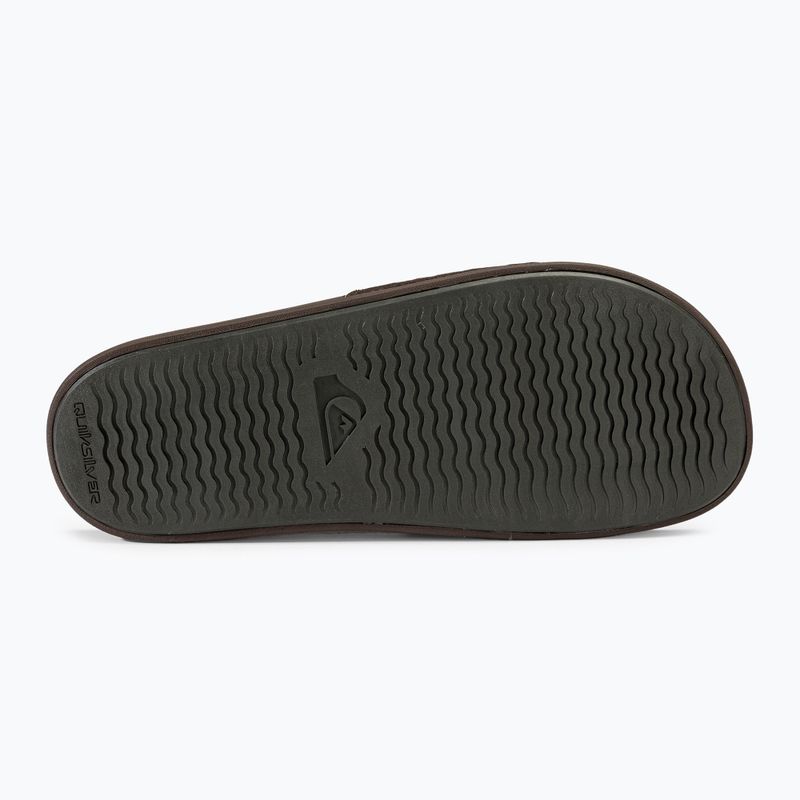 Quiksilver men's Rivi Nubuck Slide brown 1 slides 4